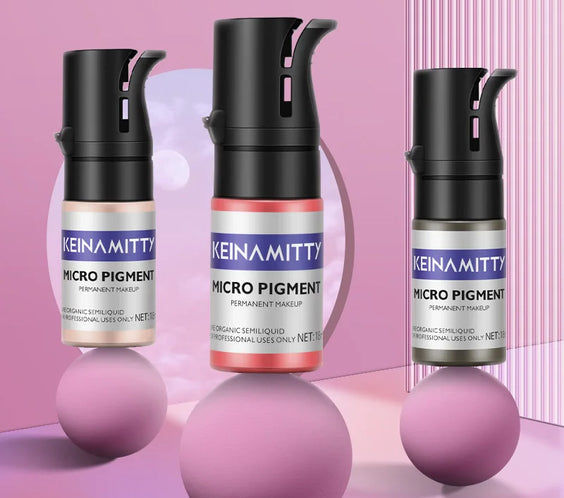 18ml Long Lasting Eyebrow Ink bottle water-based inorganic pigments sterilized by gamma rays 33 shades