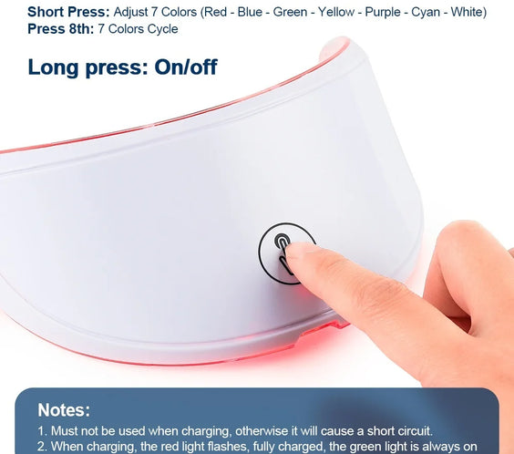 LED Face Neck Tightening Mask