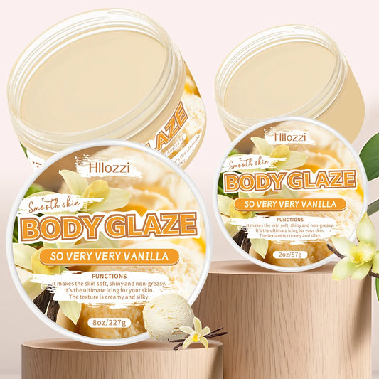 Vanilla Body Glaze For Face And Body Hydrating Nourishing Moisturizer With Fresh Scent For Daily Use by Beauty Bae