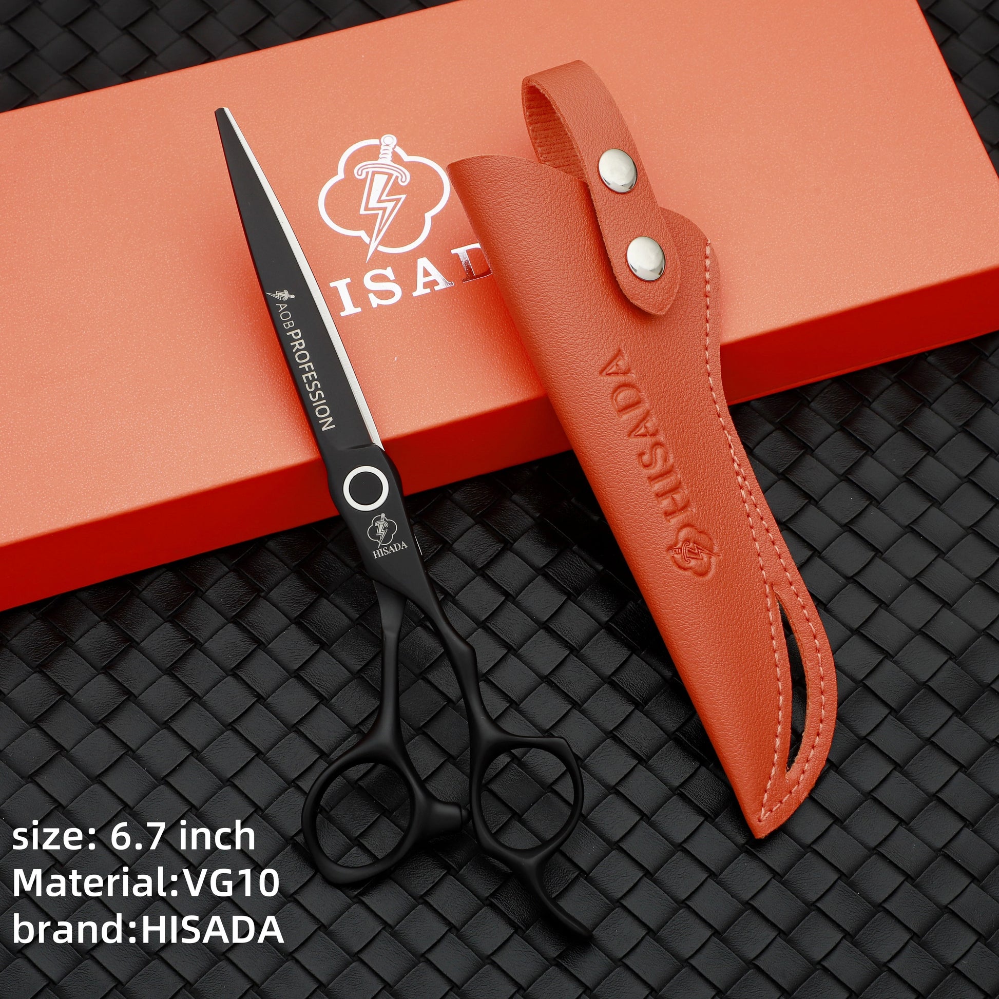 9CR13 Hair Scissors 6-7 in