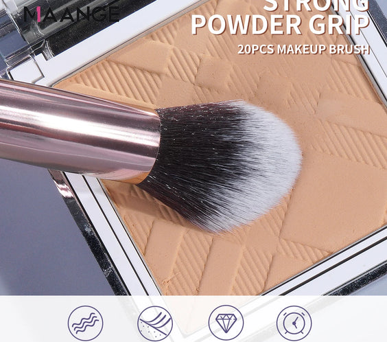 20pc Synthetic Makeup Brushes