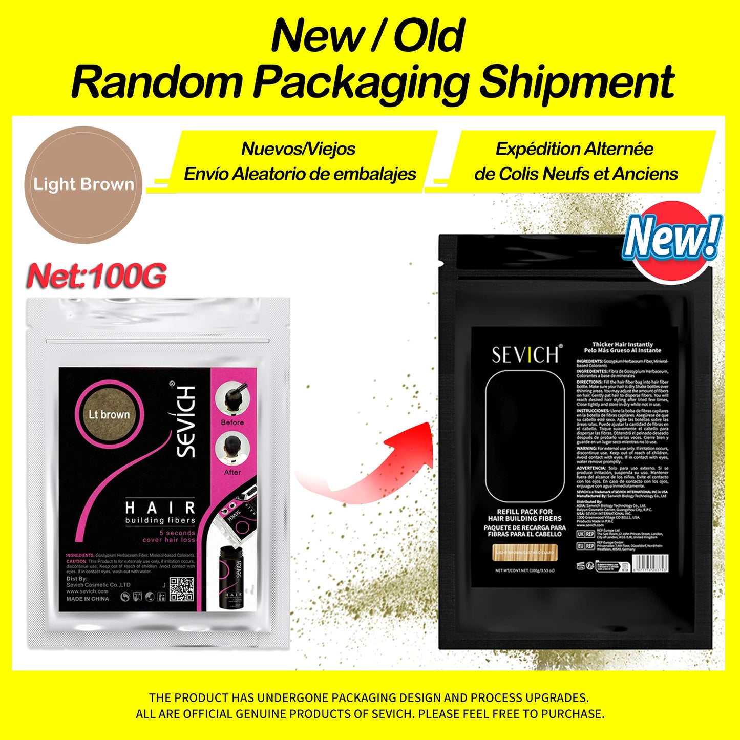 Keratin Fibers 100g Refill - Beauty Bae