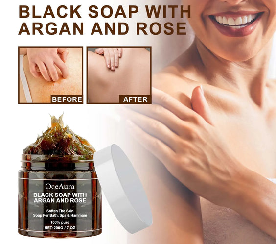 Black Beldi Soap 200g Argan