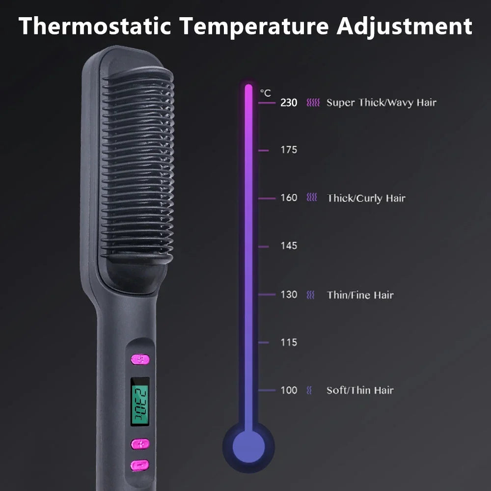 Electric Hot Comb Straightener - Beauty Bae