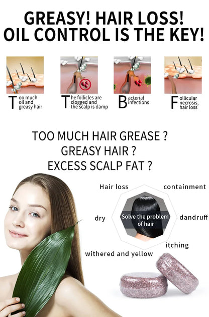 60g Solid Hair Growth Shampoo - Beauty Bae