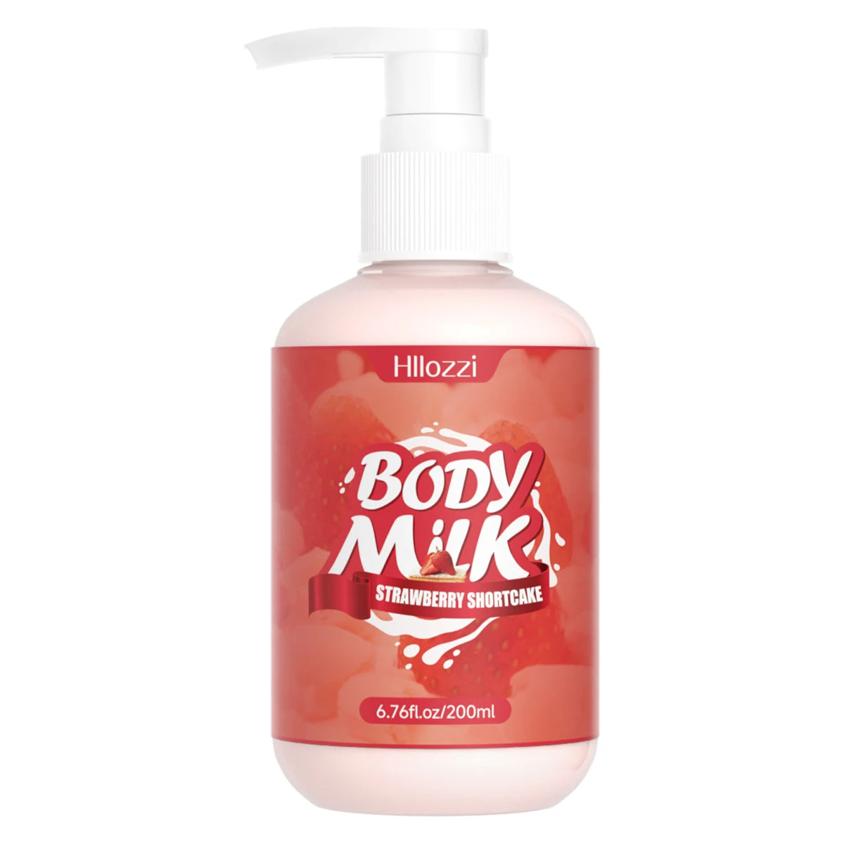 Strawberry Cake Body Lotion Hydrating Moisturizer Vanilla Sakura Rose Vitamin C Citrus Collagen 200ml by Beauty Bae
