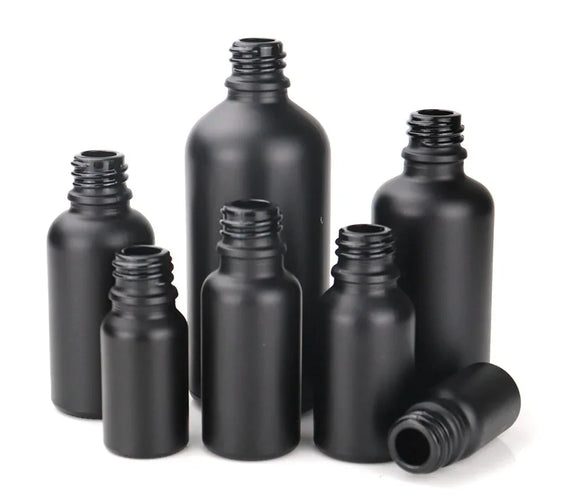 Matte Black Frosted Dropper