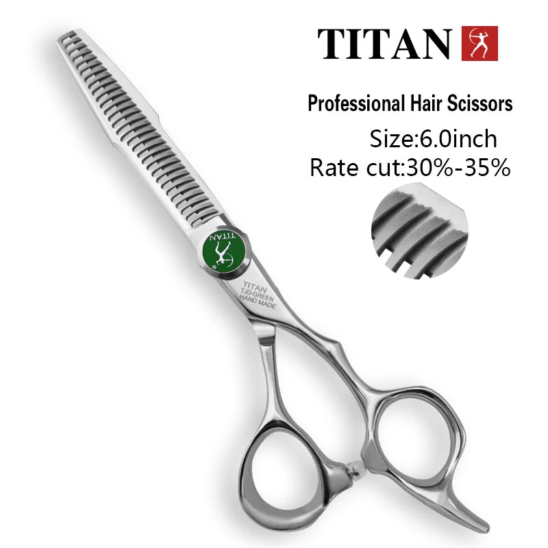Titan 6in 440C Barber Scissors - Beauty Bae