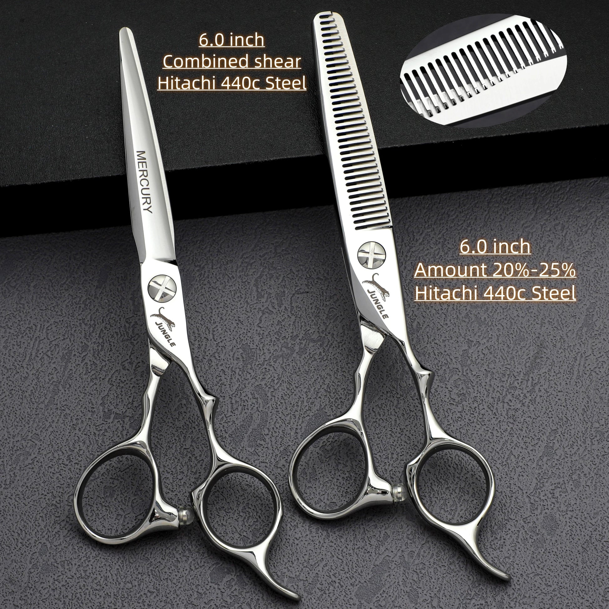 440C Hairdressing Scissors Set