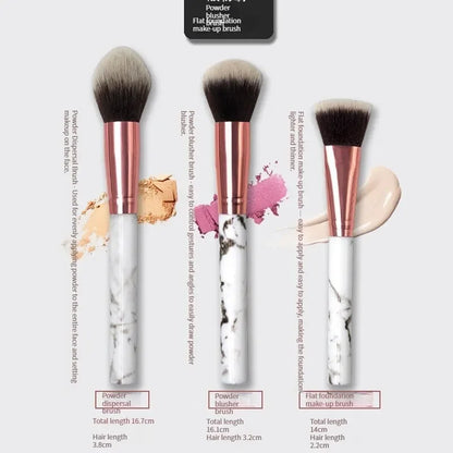 10pc Synthetic Brush Set - Beauty Bae