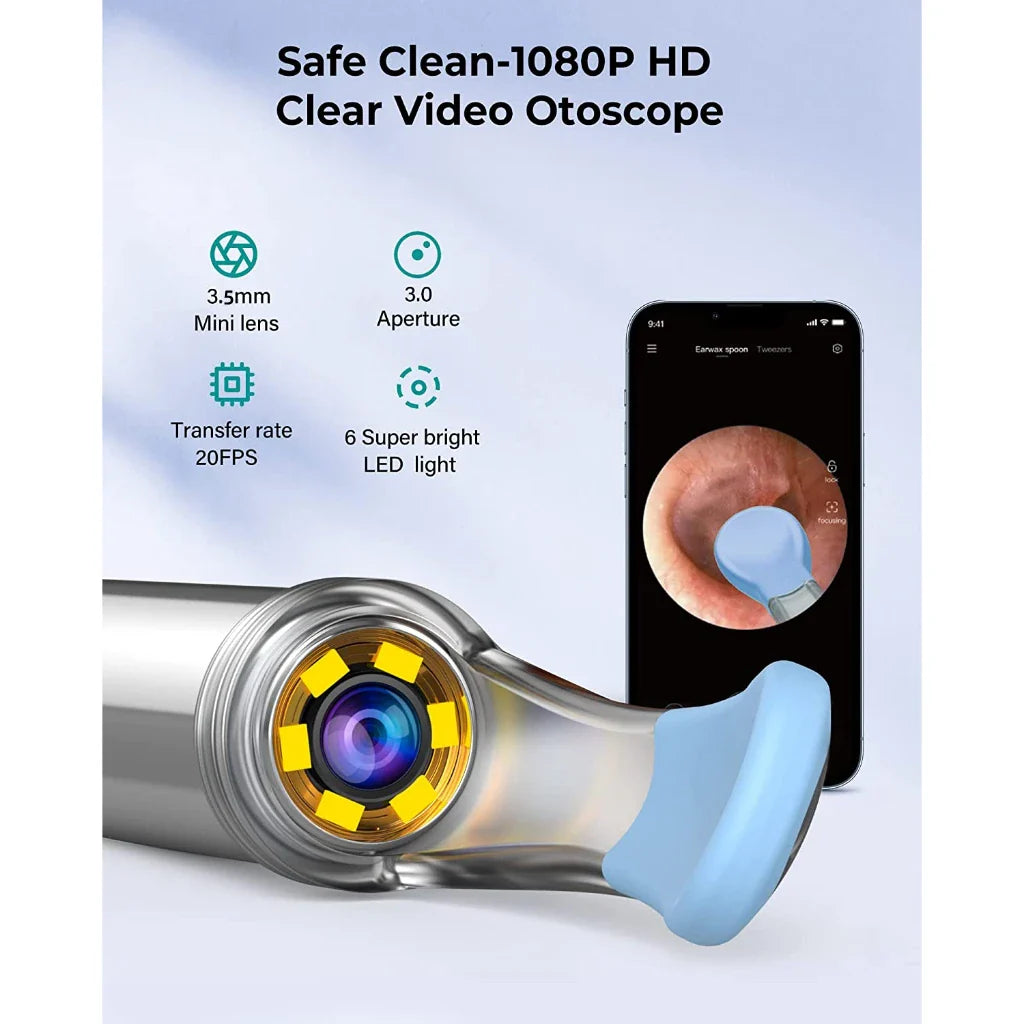 Smart Ear Care Camera For Home Ear Health Inspection And Hygiene