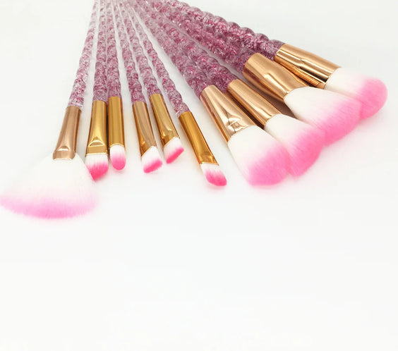 Unicorn Diamond Brush Set 10pc