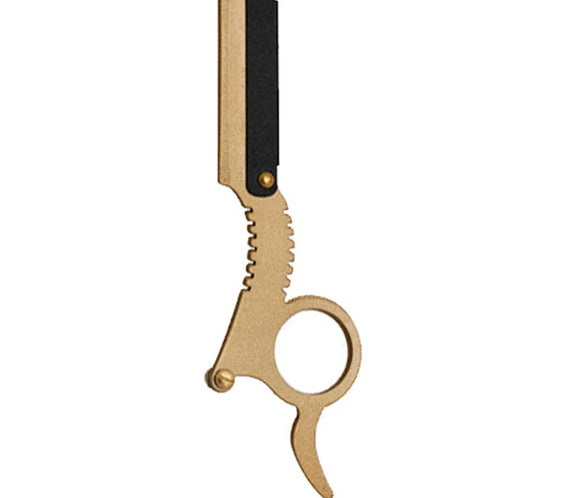 Stainless Thumb Barber Razor