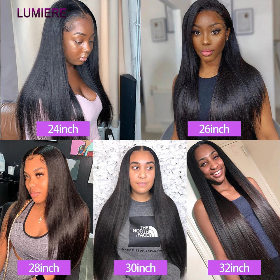 Lum 18A Bone Straight 100 Percent Human Hair Bundles Virgin Brazilian Hair Extensions For Women Double Weft Wholesale by Beauty Bae