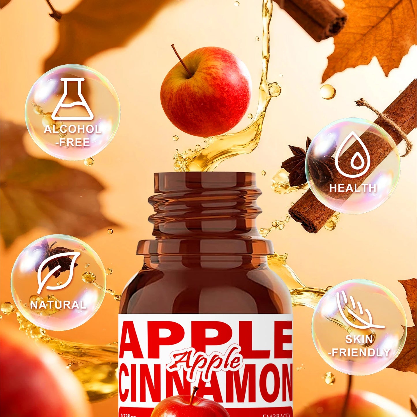 Apple Cinnamon Essential Oil 10ml - Beauty Bae