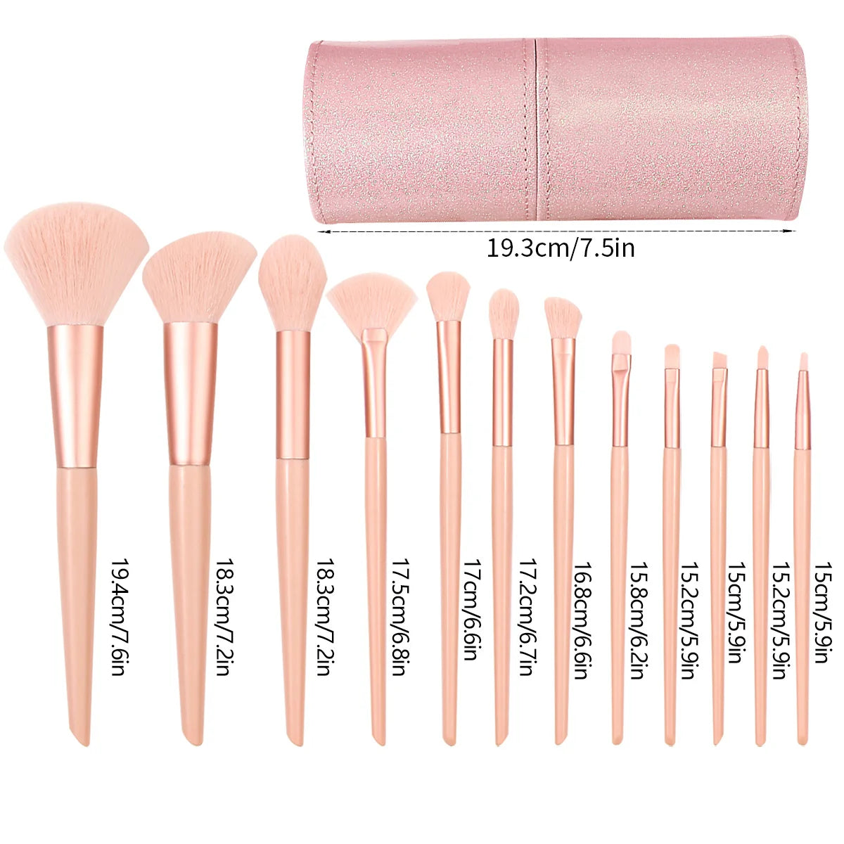 13pc Nylon Wool Brush Set