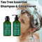 Tea Tree Shampoo and Conditioner Set for Dandruff Control and Scalp Care Oil Control Smoothing Shiny Hair 100ml