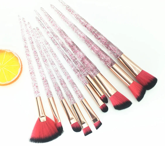 Unicorn Diamond Brush Set 10pc