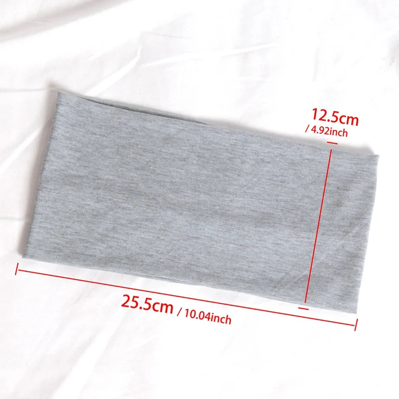 Wide Knitted Headband for Women and Girls Soft Sports Hairband for Yoga Cycling Wash Face Fashion Hair Accessories by Beauty Bae