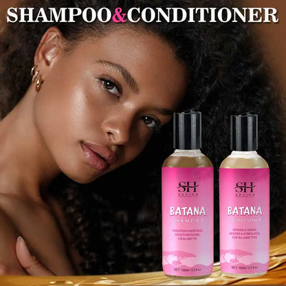 Sevich Batana Hair Growth Shampoo and Conditioner Set Anti Hair Loss for Men and Women Fast Regrowth by Beauty Bae