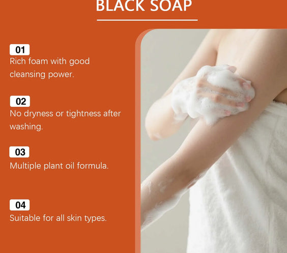 Black Soap Cocoa Butter 100g