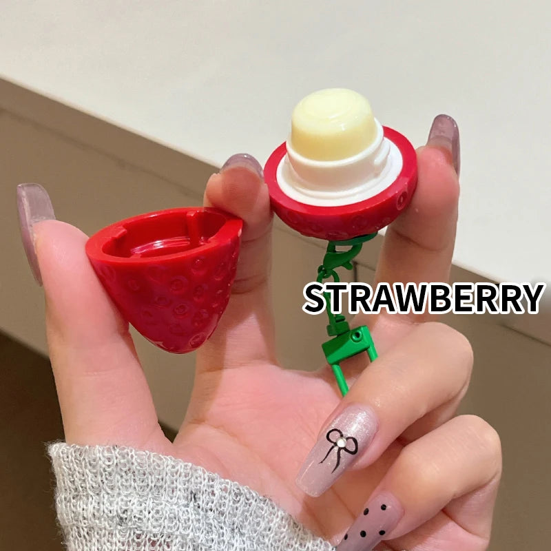 Peach Strawberry Nut Lip Balm