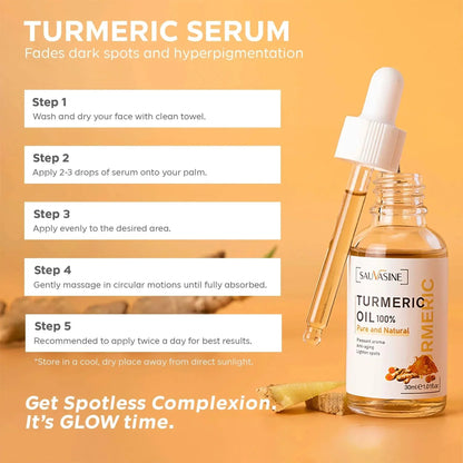 Turmeric Radiance Serum  Brightening & Anti-Aging for Glowing Skin.