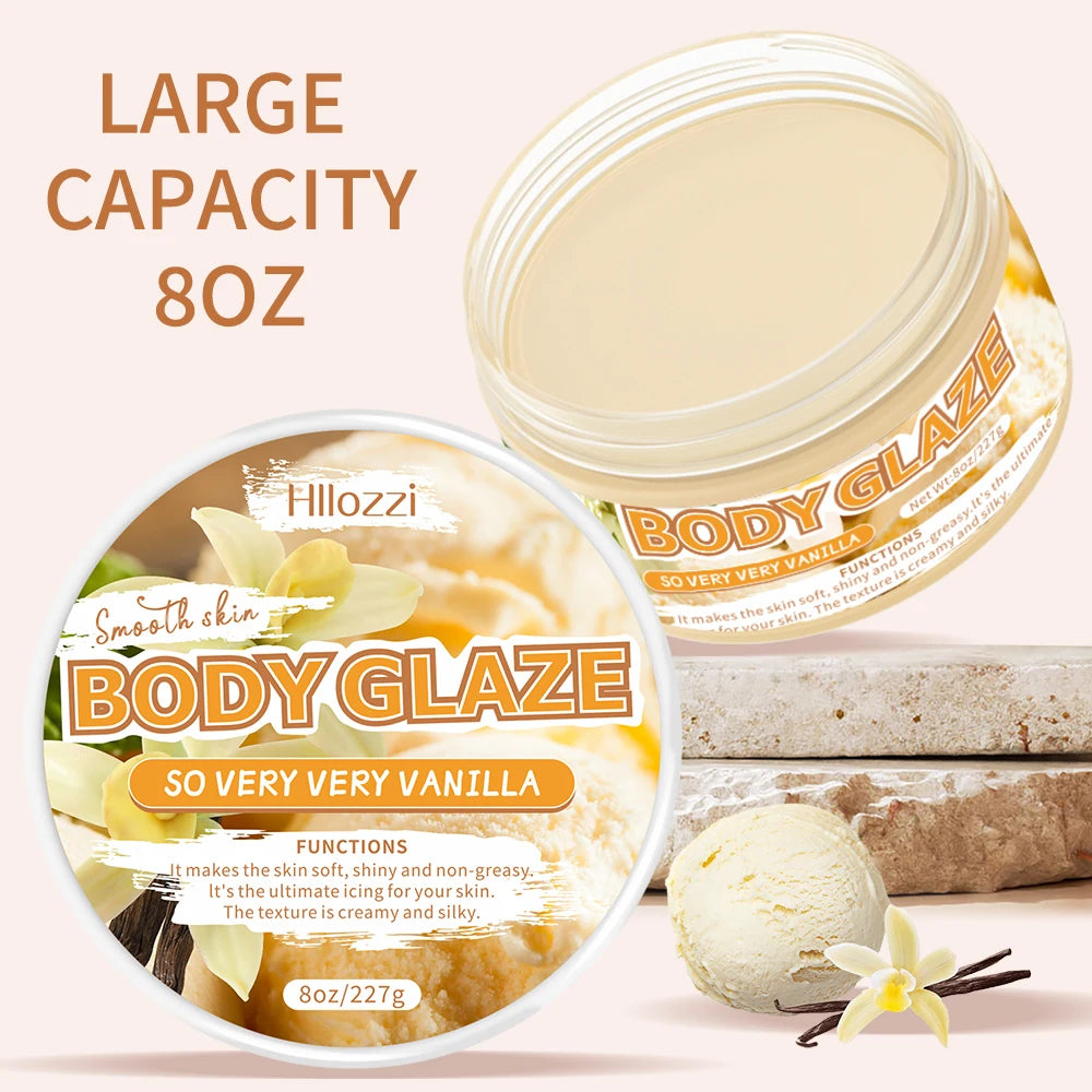 Vanilla Body Glaze For Face And Body Hydrating Nourishing Moisturizer With Fresh Scent For Daily Use by Beauty Bae