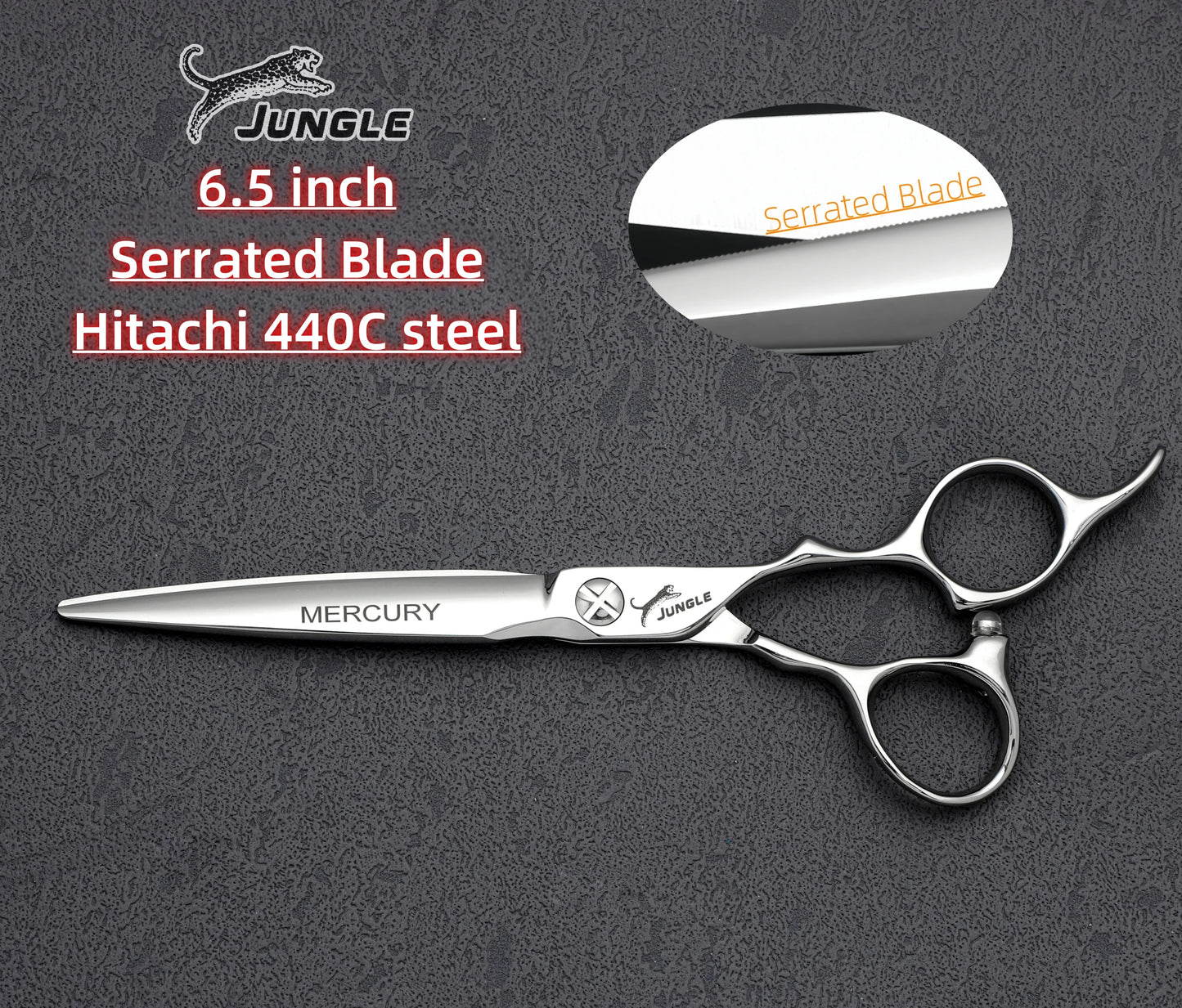 440C Barber Scissors 6.5 - Beauty Bae