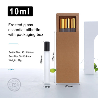 10ml Frost Glass Roll-On - Beauty Bae