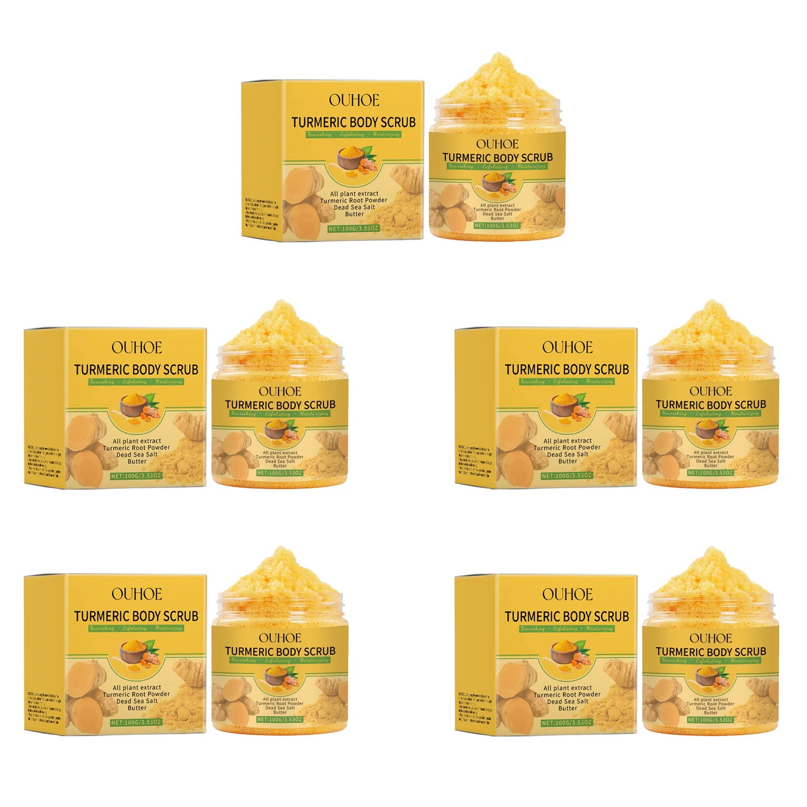 Turmeric Sea Salt Scrub 100g