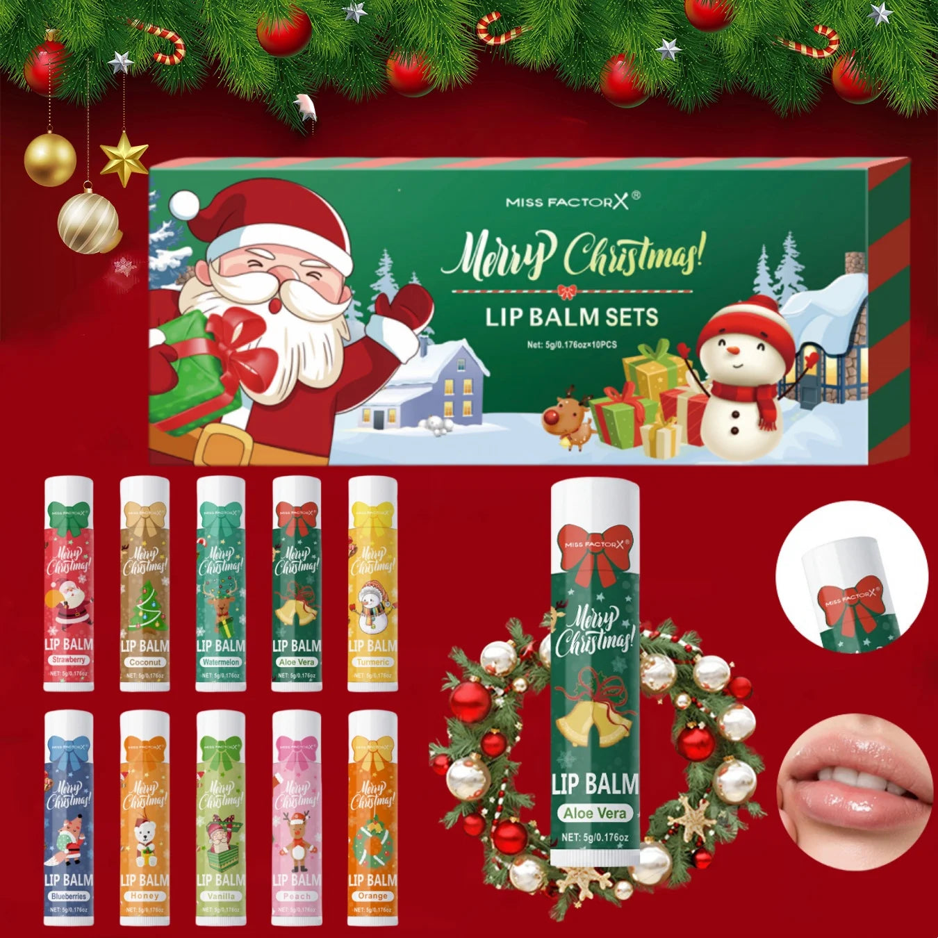 Hydrating Lip Balm 10pcs Set