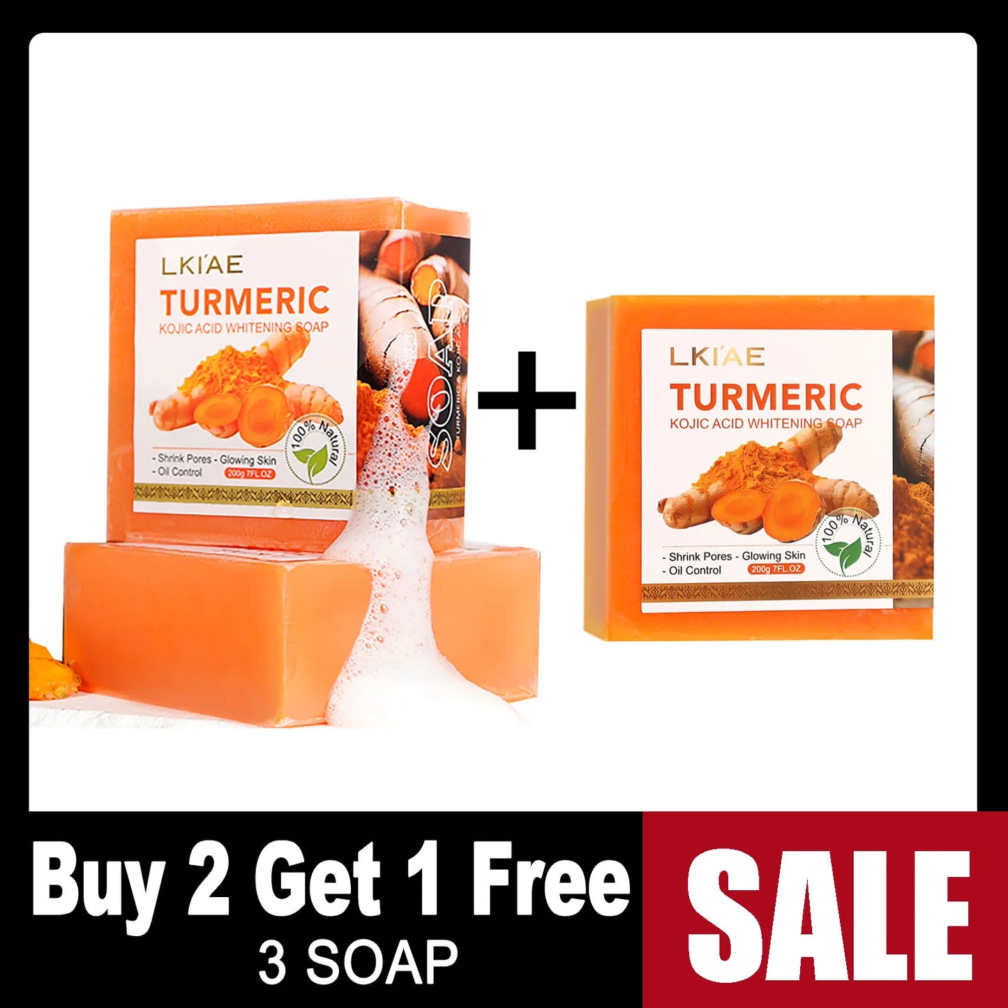 Turmeric Whitening Soap 200g - Beauty Bae