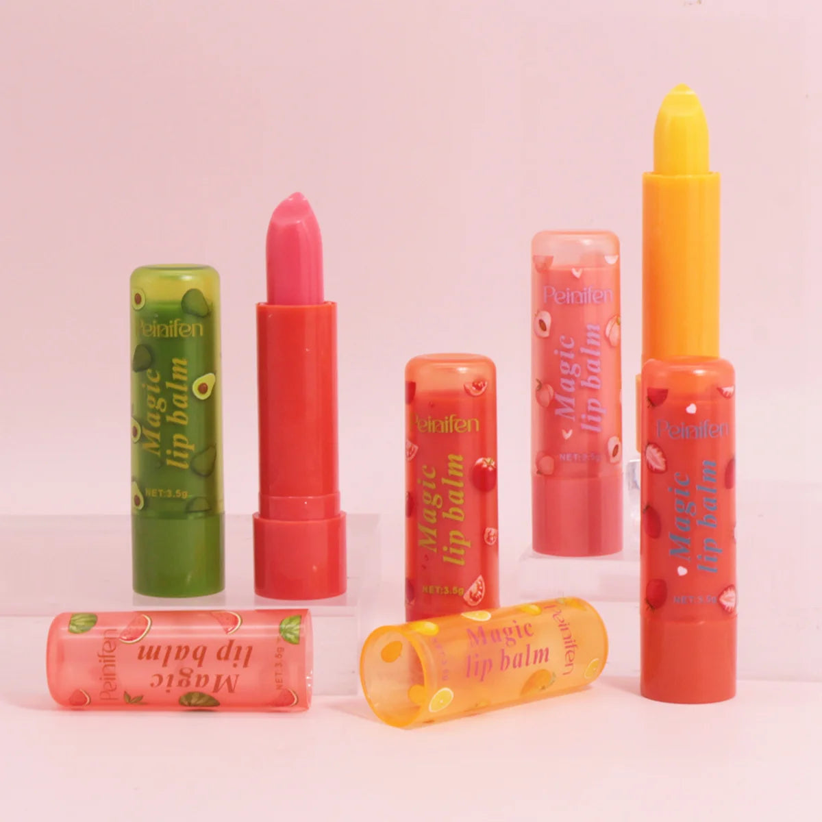 Hydrating Fruit Lip Balm Set - Beauty Bae