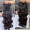 V Part Wigs 100 Percent Human Hair Body Wave Glueless Wig With Clip In 5X5 HD Lace Closure Beginner Friendly