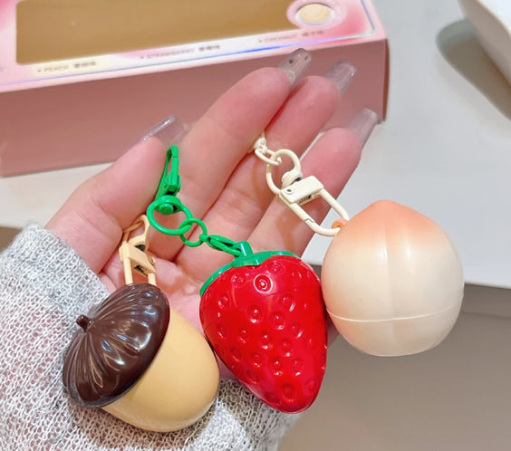 Peach Strawberry Nut Lip Balm 23g tube with GZZZ certification and model 9850A made in Mainland China