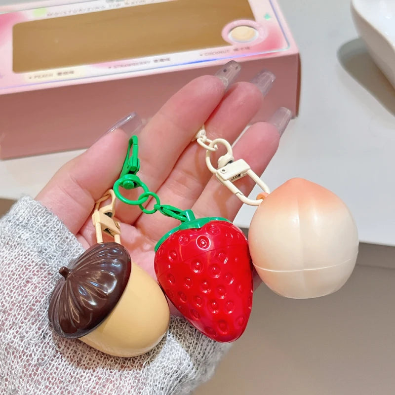 Peach Strawberry Nut Lip Balm 23g tube with GZZZ certification and model 9850A made in Mainland China