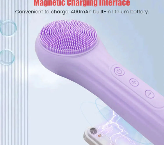 Sonic Facial Cleansing Brush Deep Pore Exfoliator for Clear, Radiant Skin.