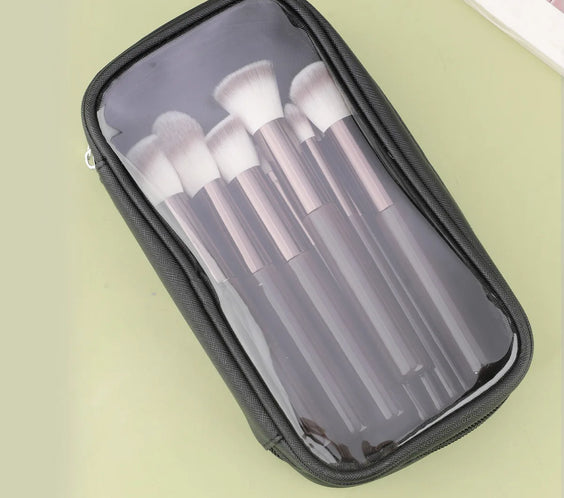 11pc Wood-Handle Brush Set