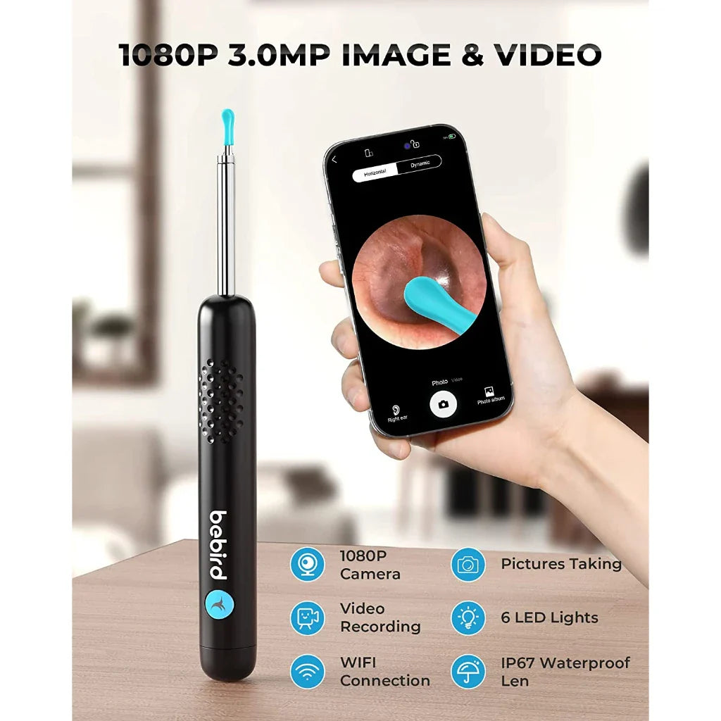 Smart Ear Care Camera For Home Ear Health Inspection And Hygiene