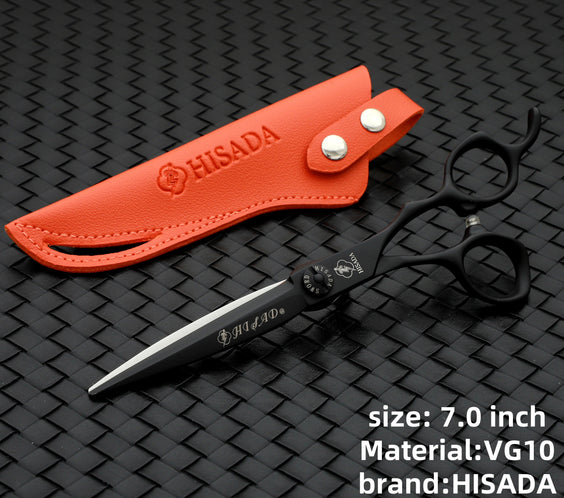 VG10 Black Salon Scissors 6.5in
