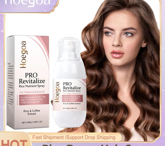 Fermented Rice Water Spray bottle with spray nozzle labeled 50/100/150ml plant-derived formula Made in China