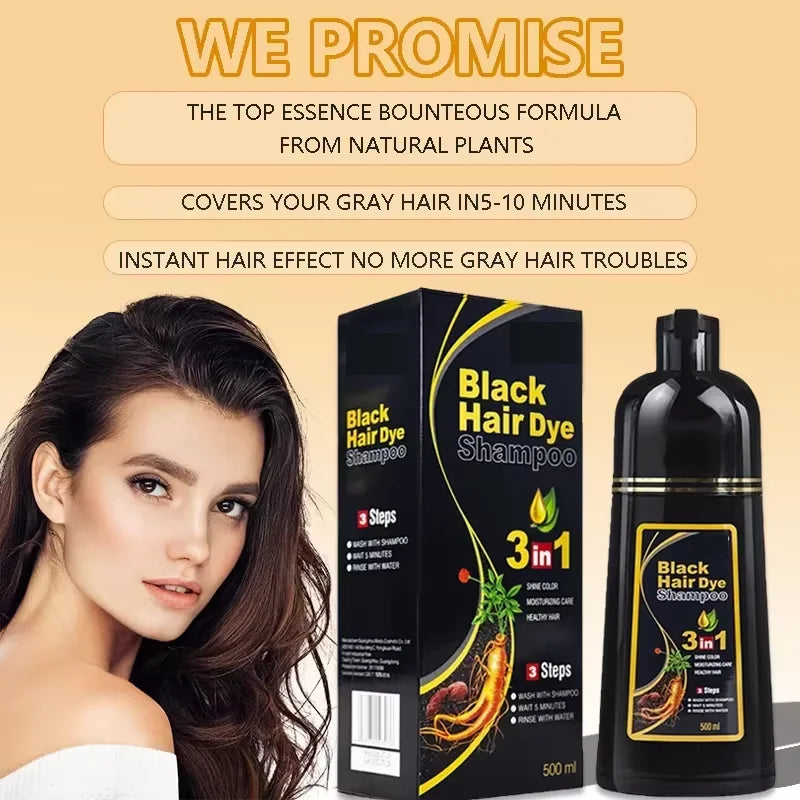 Herbal 3-in-1 Black Hair Dye