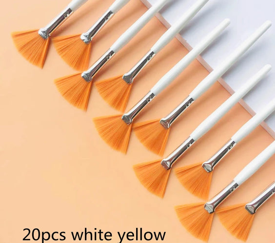 Fan Nylon Foundation Brush