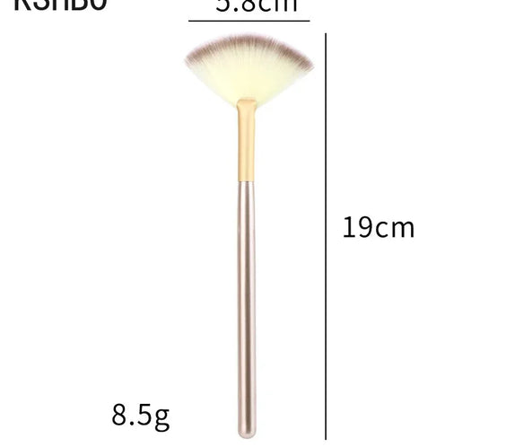 5pc Fiber Fan Mask Brushes
