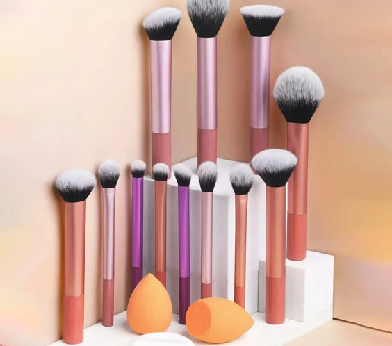 12pc Wool Fiber Brush Set