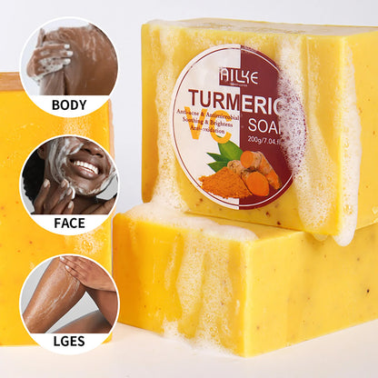 Turmeric Acne Soap 200g Bar - Beauty Bae