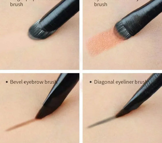 6PCS Wool Fiber Eye Brush Set