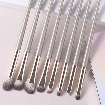 Champagne Wool Eye Brush Set - Beauty Bae