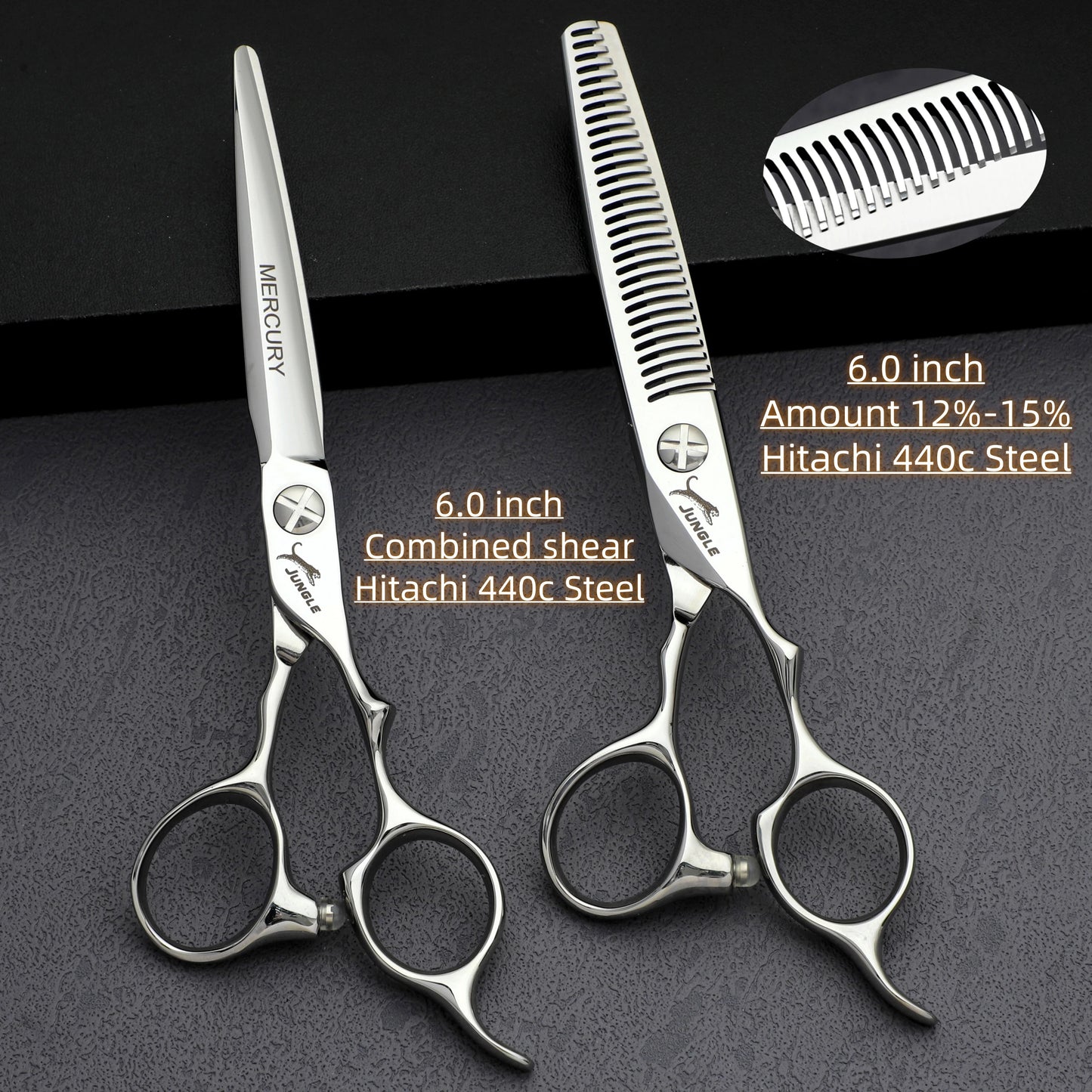 440C Barber Scissors 6.5 - Beauty Bae
